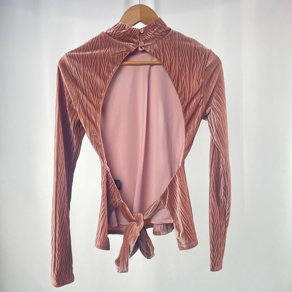 NWT Michael Costello x REVOLVE Piera Top in Mauve Size‎ Medium - Picture 6 of 10